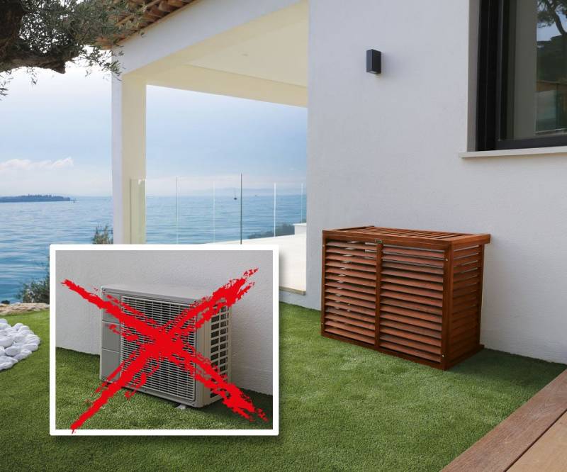 Cache climatiseur (groupe extérieur) à Arcachon