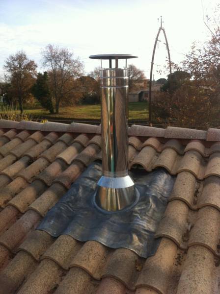 INSTALLATION D'UN POÊLE A BOIS A GUJAN MESTRAS