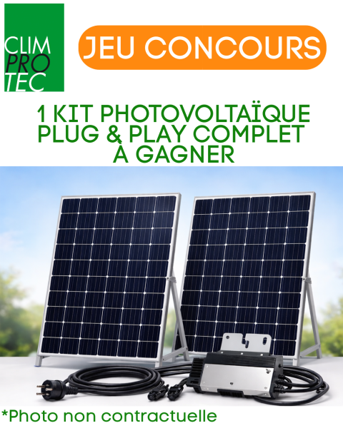 1 KIT PHOTOVOLTAÏQUE A GAGNER A LA TESTE DE BUCH